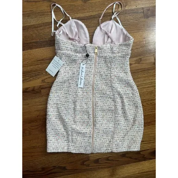 For Love & Lemons Dionne Tweed Jacket & Mini Dress Size S New - Picture 5 of 10